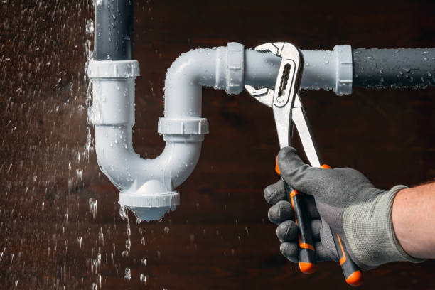 Professional Drain Cleaning technician working in Port Jefferson Station, NY